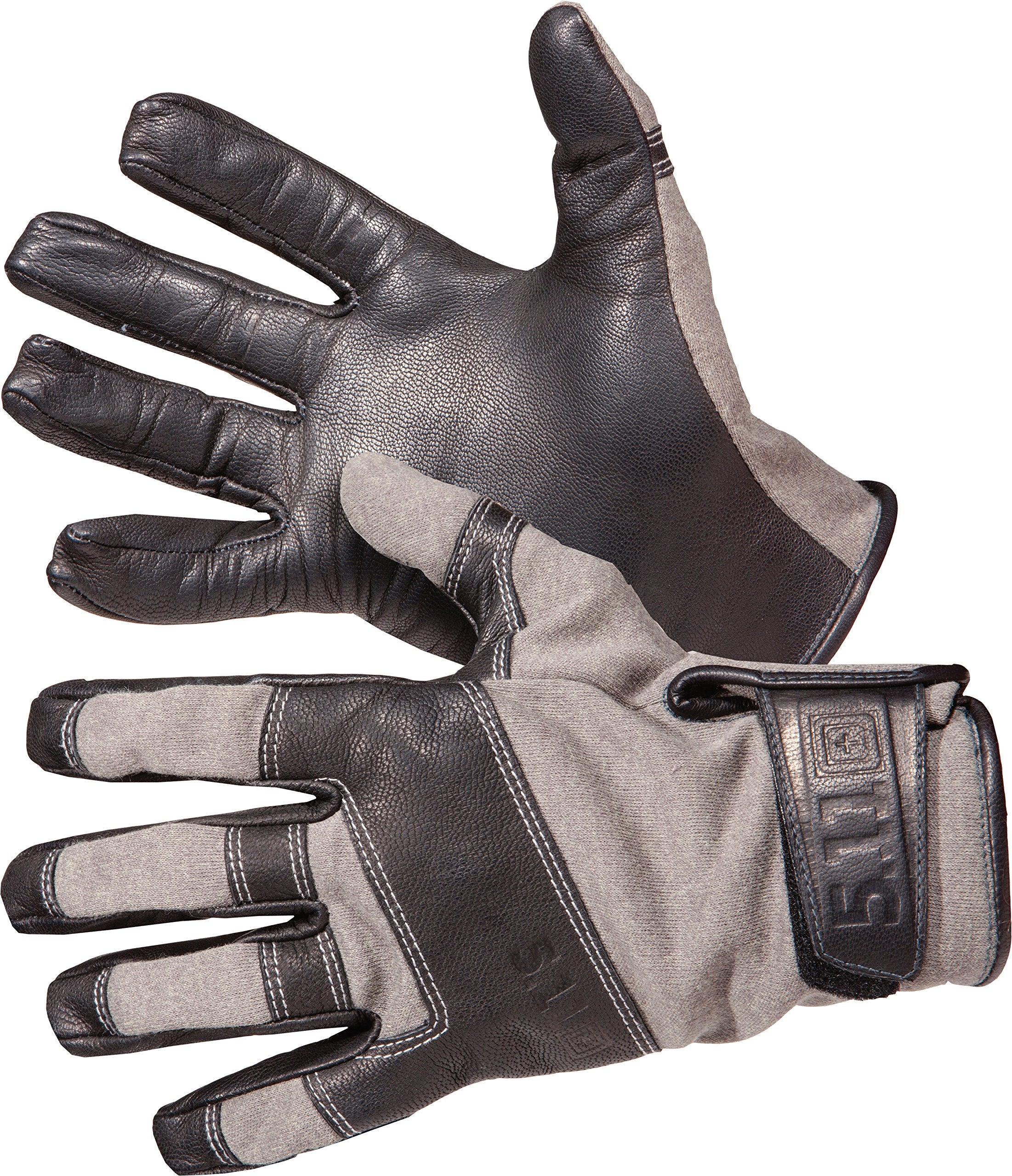  seamless goatskin palm on 5.11 TAC TF Trigger Finger Gloves in Pine for enhanced control
