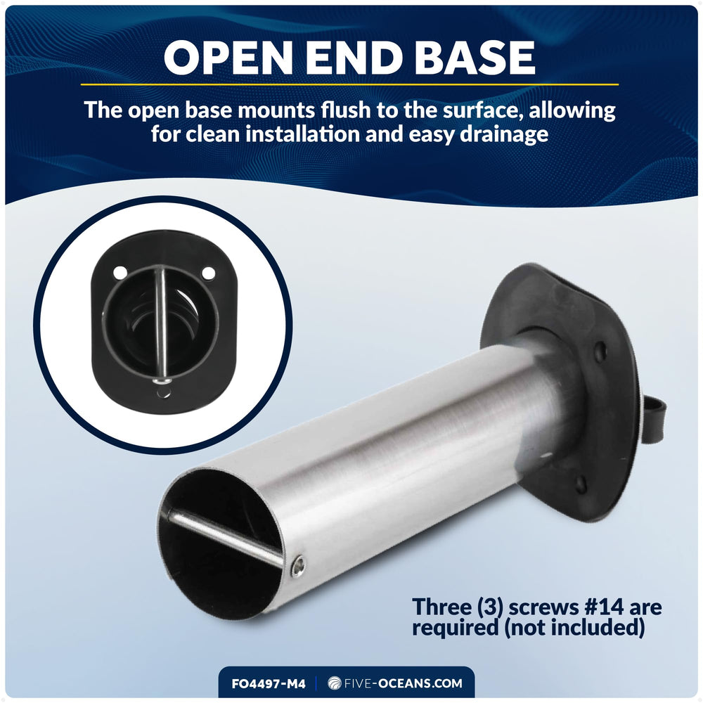 Five Oceans FO4497-M4 30-degree top flange detail for angled rod placement.
