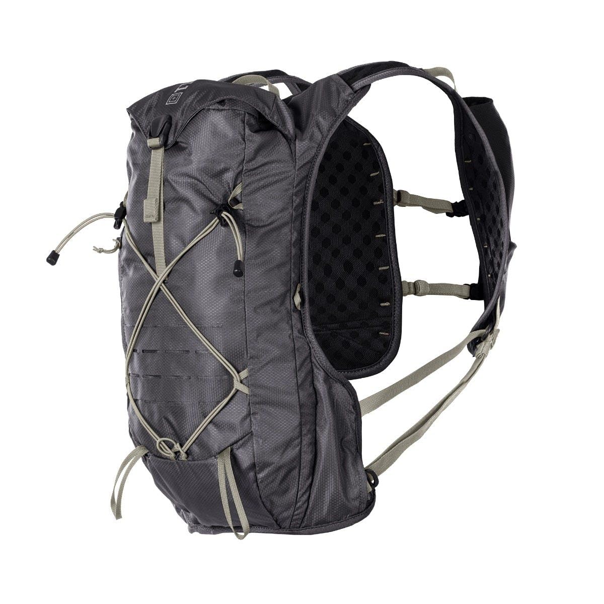 Five11 CloudStryke backpack, front view, ultralight design for long day hikes.