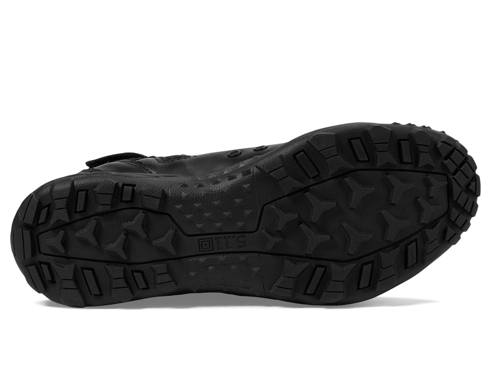 5.11 A/T Boots' water-resistant leather and mesh blend handles damp conditions with comfortable durability.