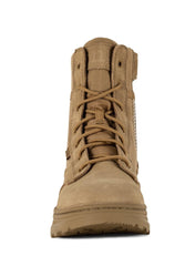 Five11 boot heat-deflecting insole layer protects feet on hot surfaces during long shifts.