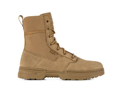 Five11 men's Speed 4.0 8in ARID boot upper shows durable suede-nylon construction for rugged environments.