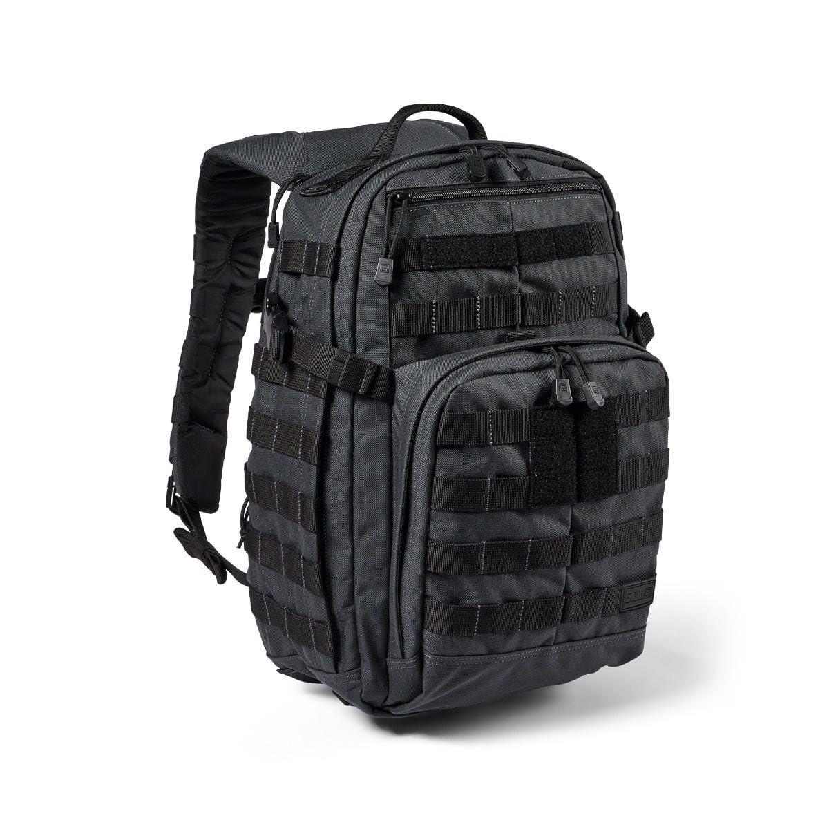 Five11 RUSH 12 2.0 side view with MOLLE panels for customization.