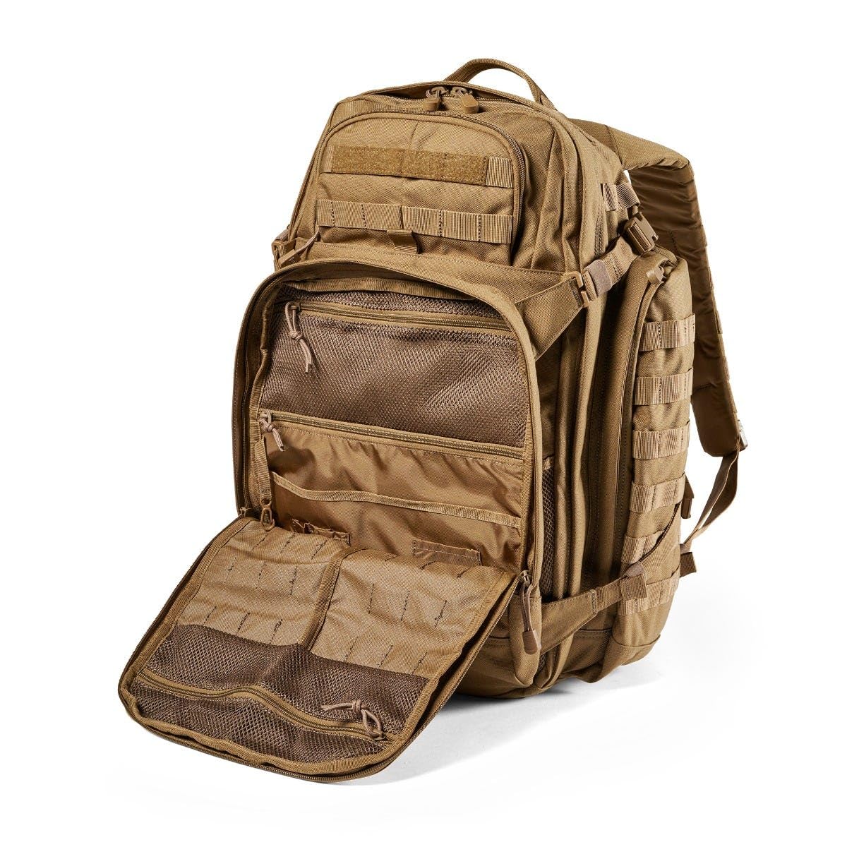 5.11 RUSH 72 2.0 55-liter capacity accommodates extensive gear