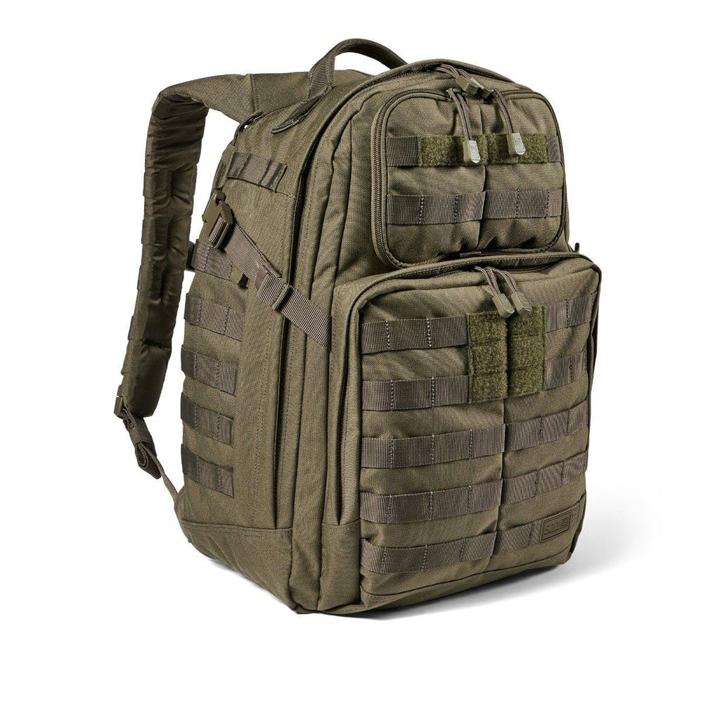 Five11 Rush 24 2.0 backpack back panel with ventilation and support.