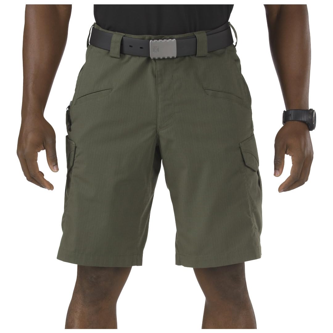 Five11 Stryke 11in EDC 12-pocket short front view highlights rugged Flex Tac fabric and storage.