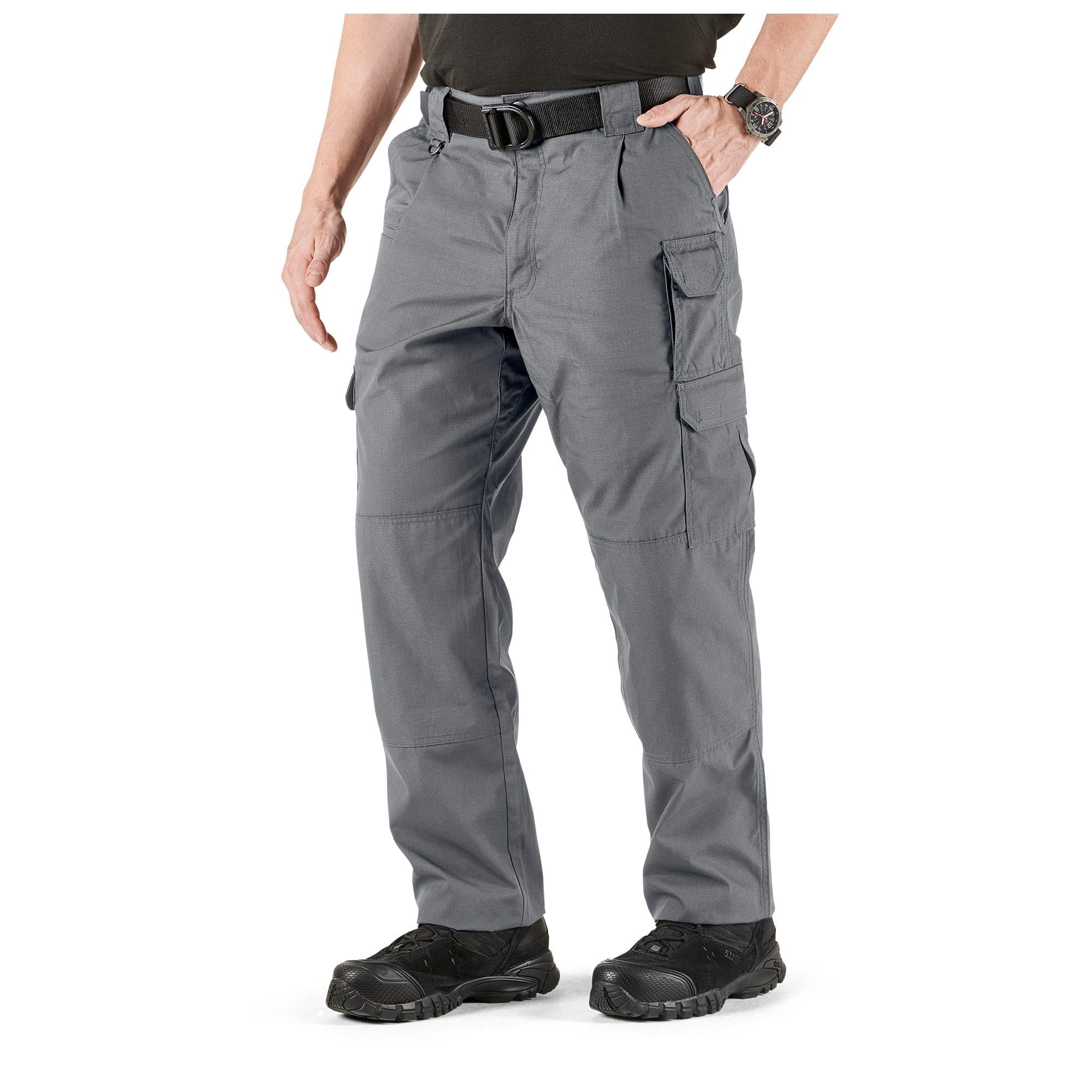 5.11 Taclite Pro ripstop pants front view highlights lightweight durability for field work