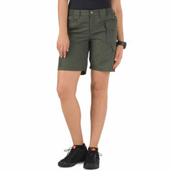 5.11 Taclite Pro women's cargo shorts, front view, durable daily wear with organized pockets.