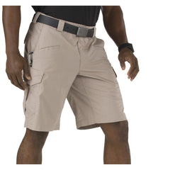 5.11 Tactical shorts back view emphasizes durable ripstop fabric