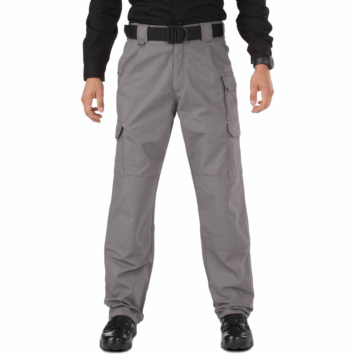 Five11 Tactical men's cargo work pants front view show durable cotton canvas for heavy-duty tasks.