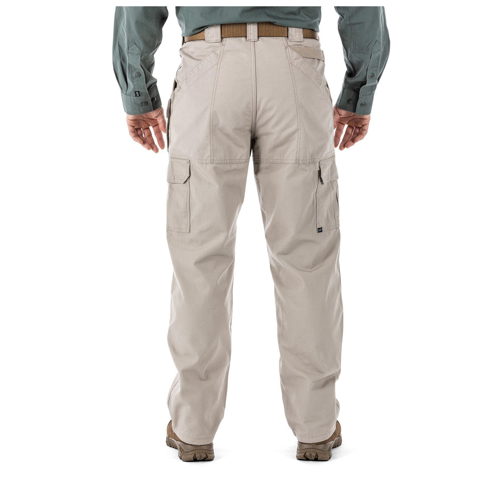 5.11 Tactical cargo pants khaki back pockets show secure storage
