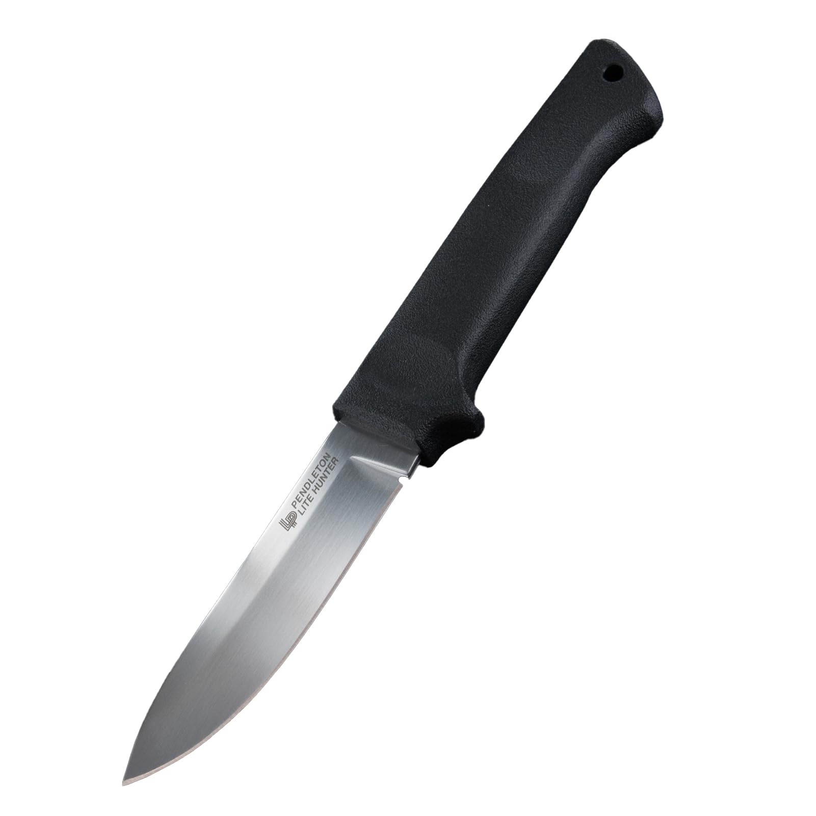 Lightweight hunting knife weighing 2.7 oz with drop point blade