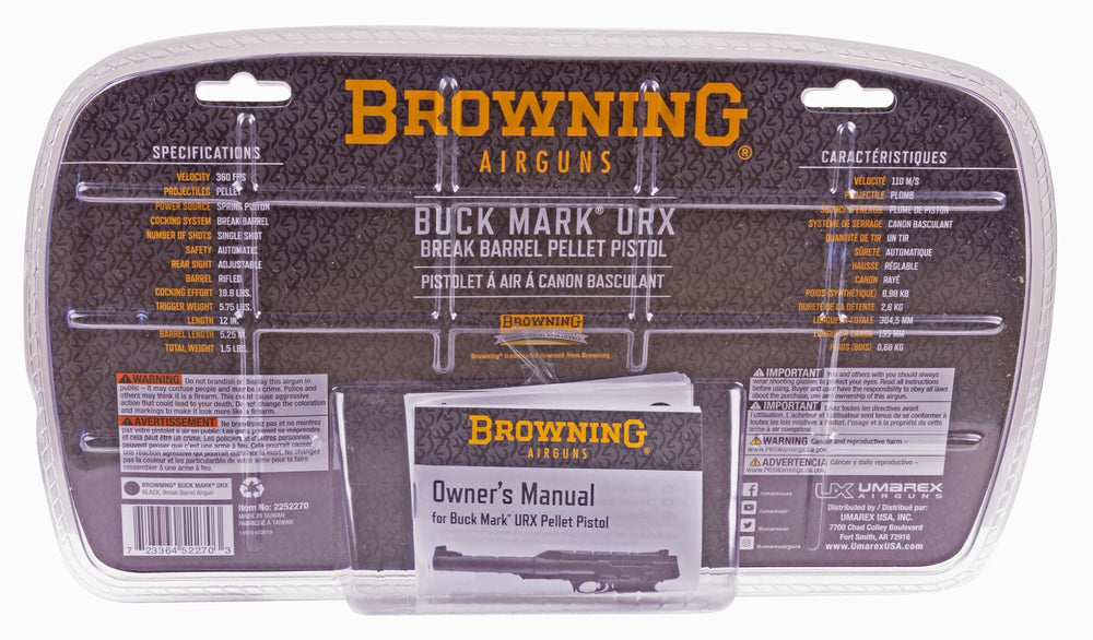 Buck Mark URX fixed front blade sight