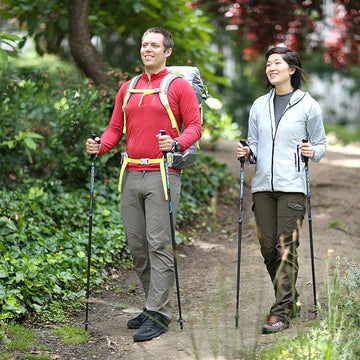 Fizan Compact 3 collapsible design fits easily into backpacks.