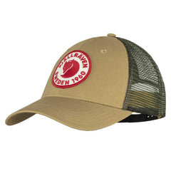 Fjällräven 1960 Logo Langtradarkeps cap front view shows durable G-1000 for everyday wear.