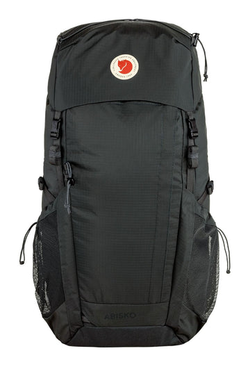Fjällräven Abisko Hike 35 backpack front view with ergonomic straps for comfortable day hikes