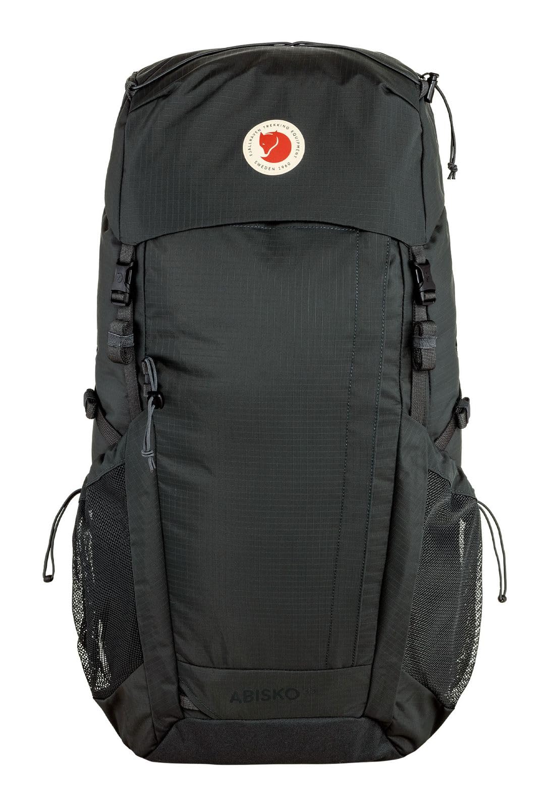 Fjällräven Abisko Hike 35 backpack front view with ergonomic straps for comfortable day hikes