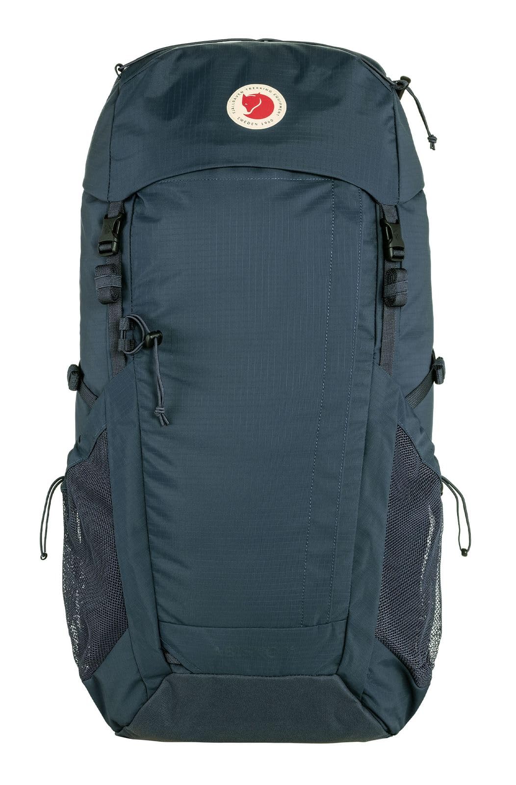 Fjällräven Abisko Hike 35 S/M Navy front view showing durable daypack