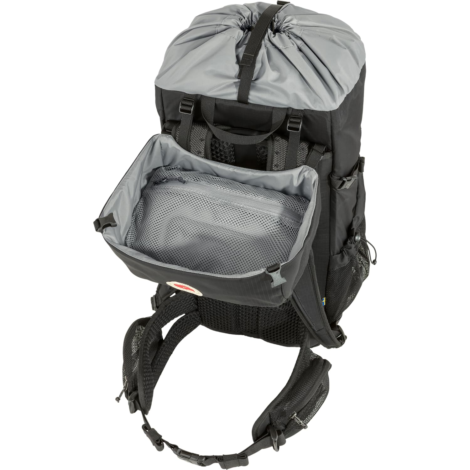 Fjällräven Abisko Hike 35L top-opening main compartment for rapid packing
