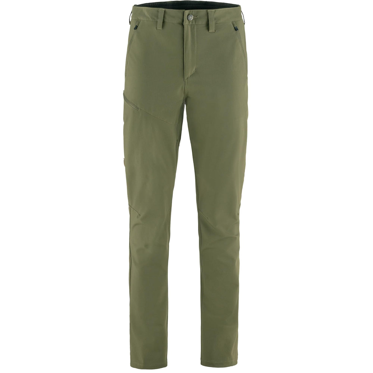 Fjällräven Abisko Trail Stretch Trousers front view for lightweight outdoor versatility