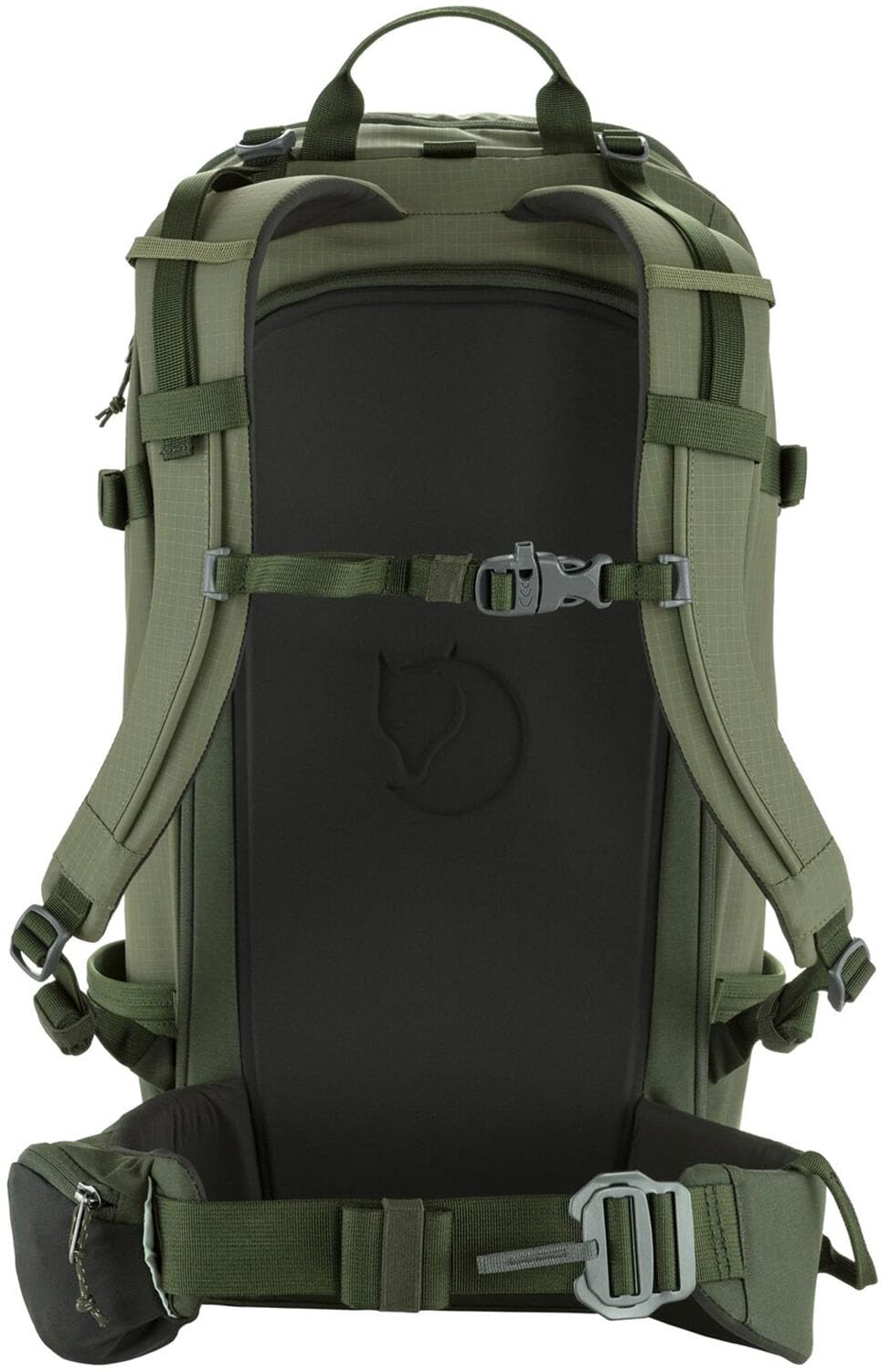 Fjällräven Bergtagen Touring 30L backpack side view with padded adjustable straps for comfort