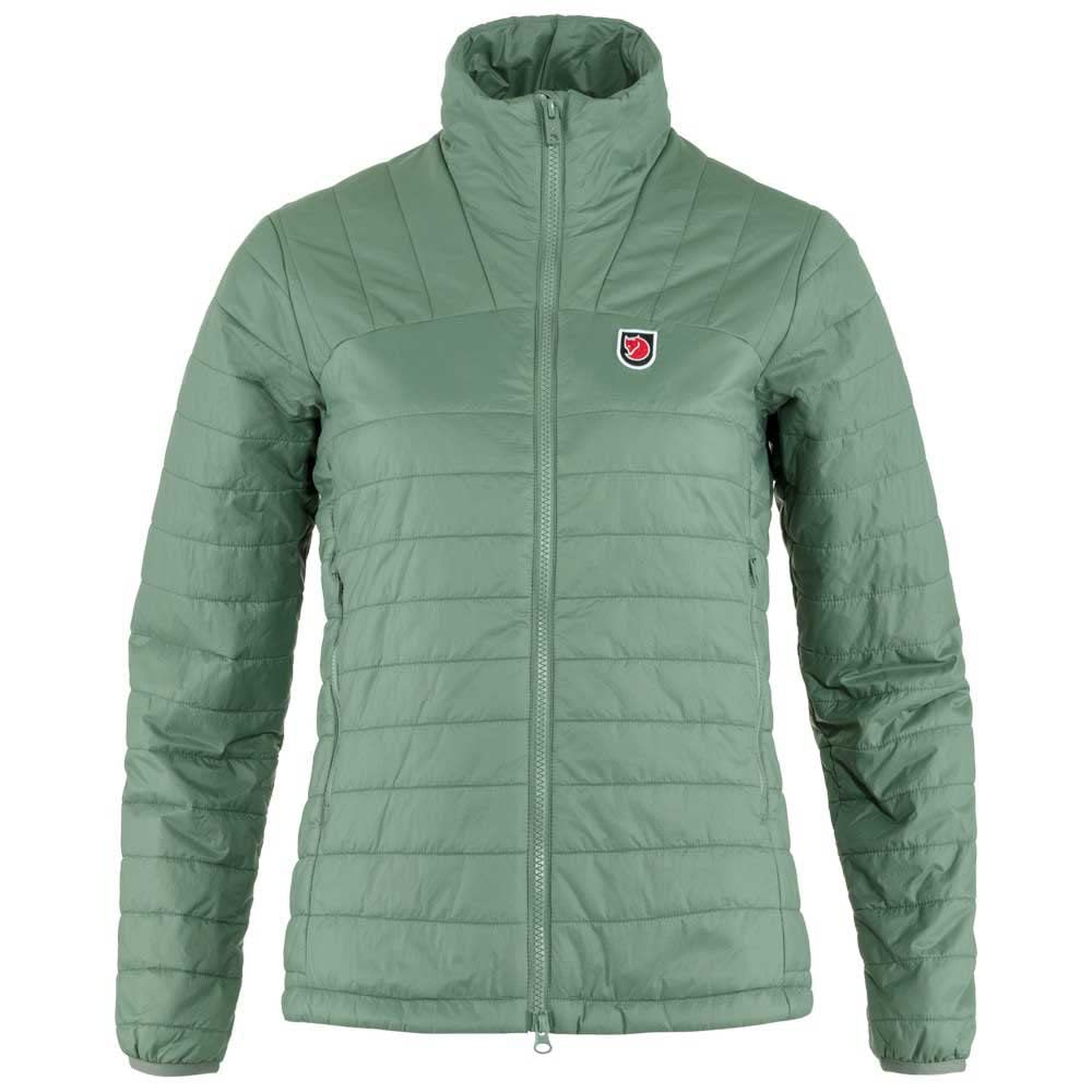 Fjällräven Expedition X-Latt women's jacket, front view, offering versatile warmth and practical pockets.