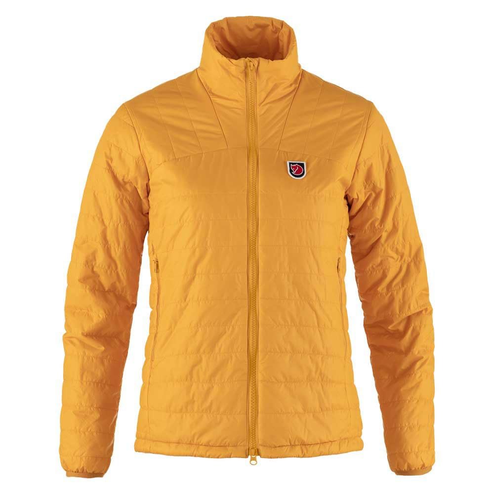 Fjällräven Expedition X-Latt mustard pocket zippers secure belongings on hikes