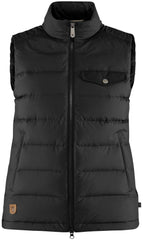 Fjällräven Greenland Down Liner Vest W Black M: warm mid-layer for outdoor adventures.