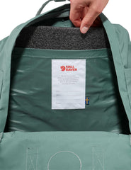 Fjällräven Kånken Sports backpack front pocket and zip detail for quick-access items