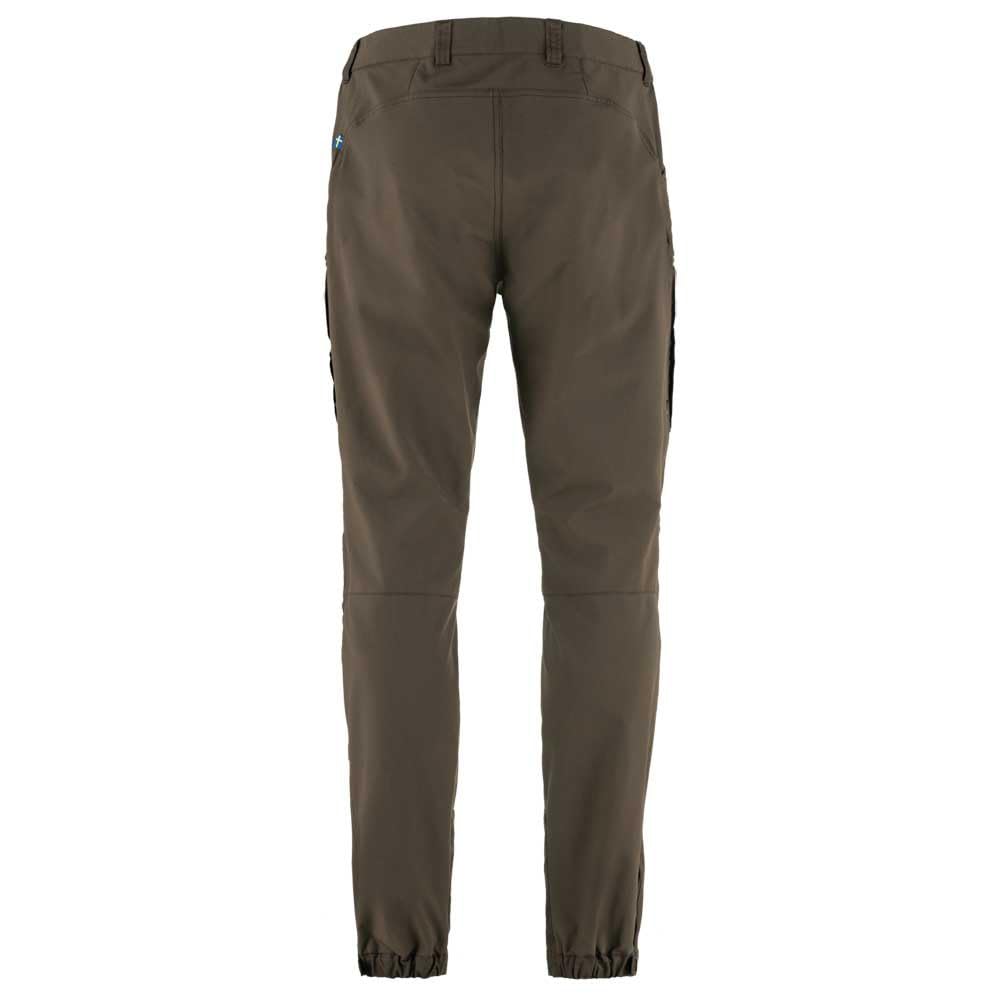 Fjällräven Keb Agile trousers vent-zip for improved airflow on warm days.