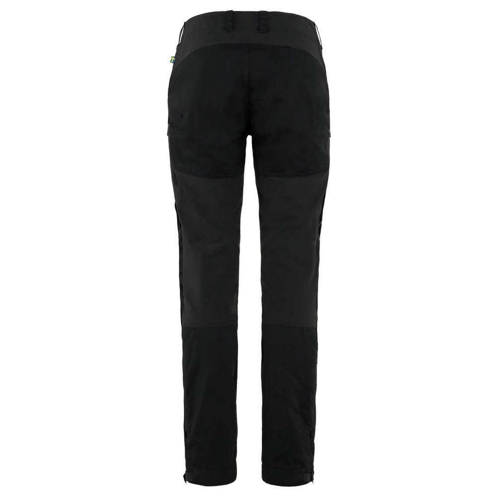 Fjällräven Keb Curved Women's Trouser black pocket detail showing secure storage