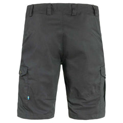 Fjällräven Vidda Pro Lite Shorts rear-pocket closeup, highlighting reinforced fabric for durability.
