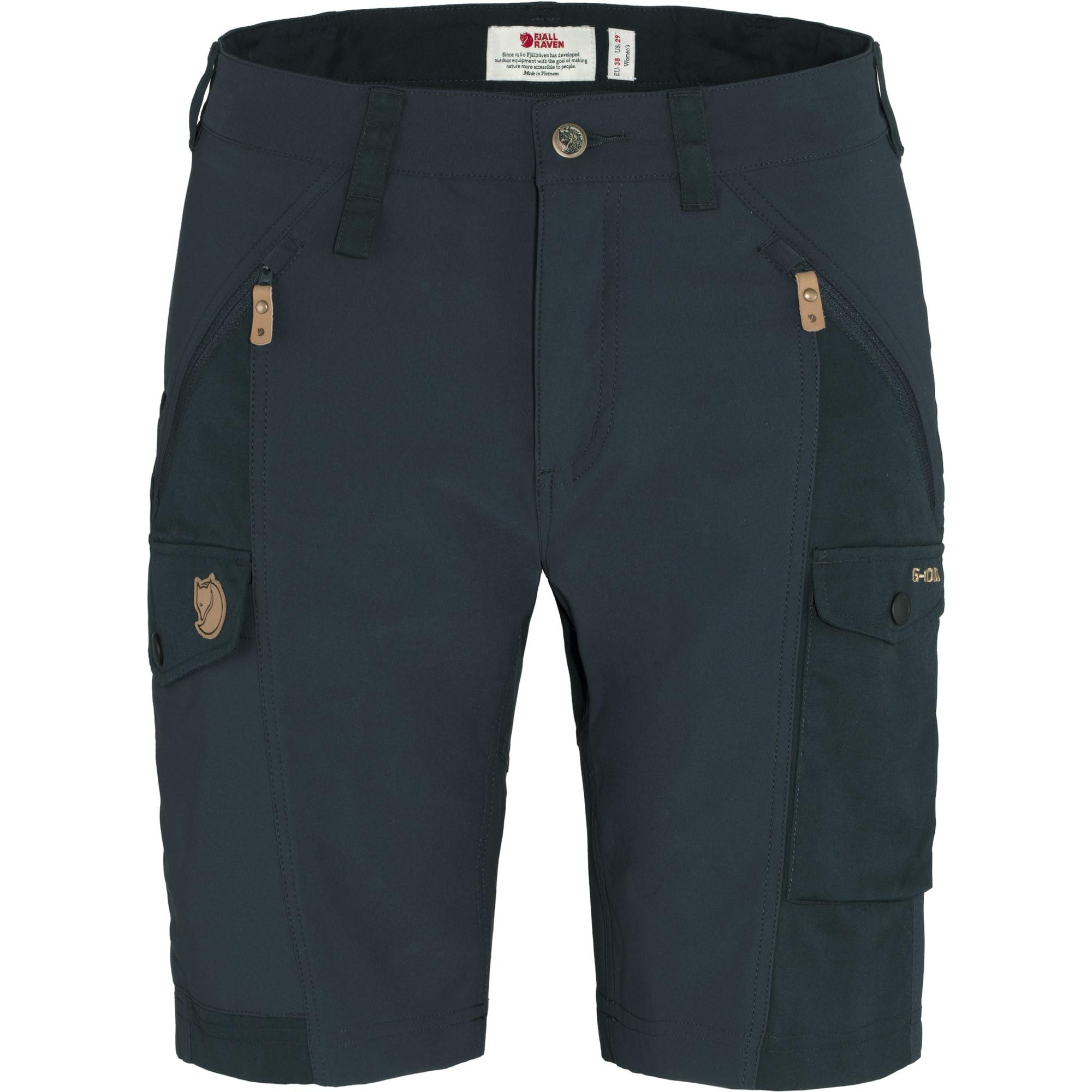 Fjallraven Nikka Curved W shorts with back reinforcement for durability during hikes