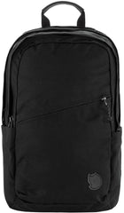Fjällräven Raven 20 backpack front view for daily carry and laptop protection.