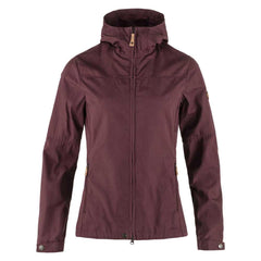 Fjällräven Stina Jacket Port pocket detail displaying two low-bulk chest pockets