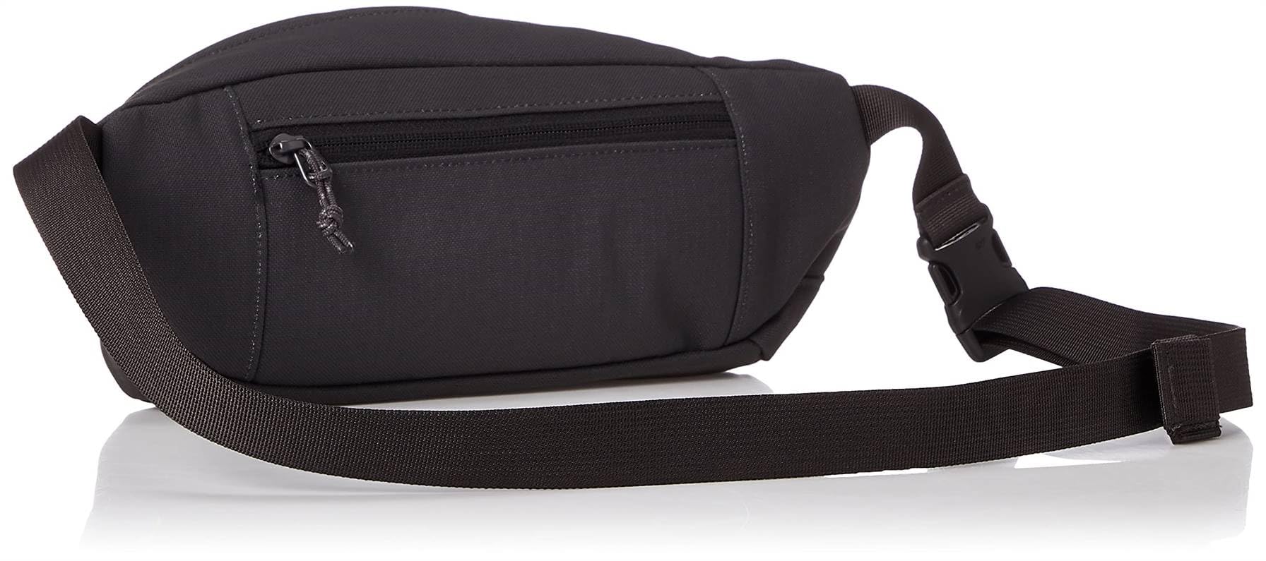Fjällräven Ulvö Hip Pack Medium outside security pocket against the body.