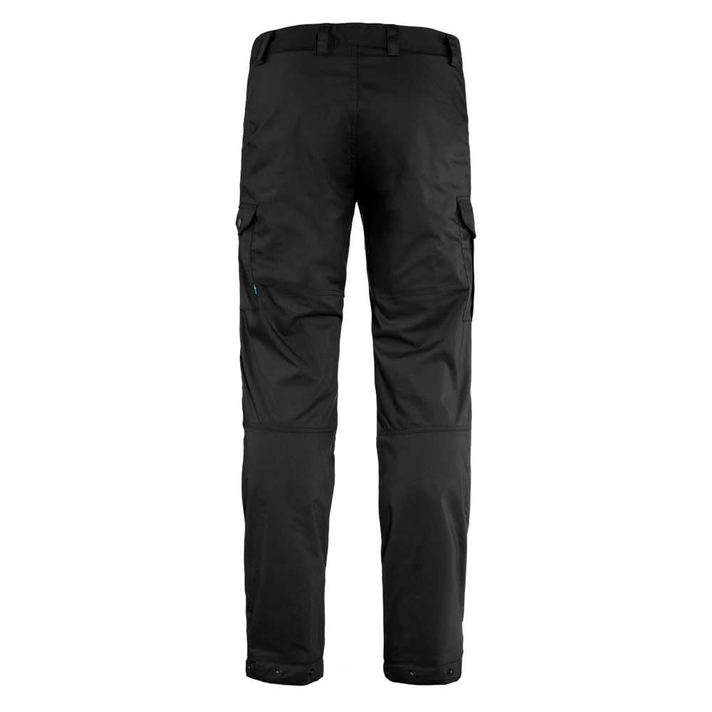 Fjällräven Vidda Pro Lite Trousers pocket detail showing reinforced knees and secure storage