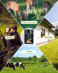FKPCAM IP67 waterproof body withstands rain and dust for outdoor reliability