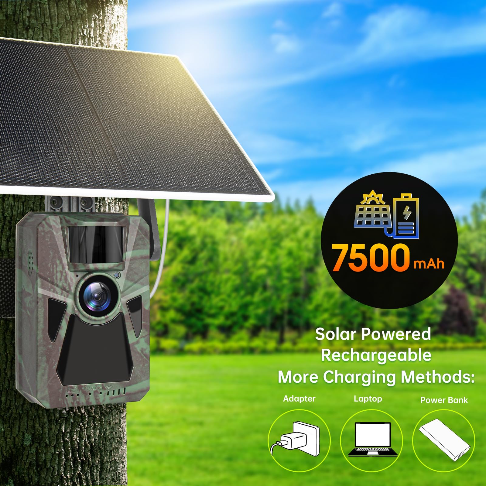 FKPCAM trail camera in the wild supports wildlife surveillance