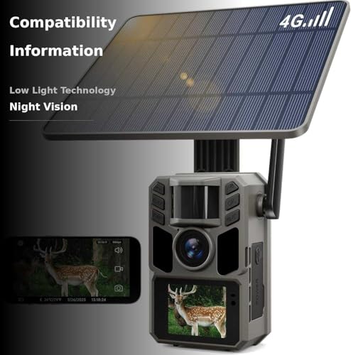 FKPCAM trail camera 4K video and 48MP photos for detailed wildlife evidence.