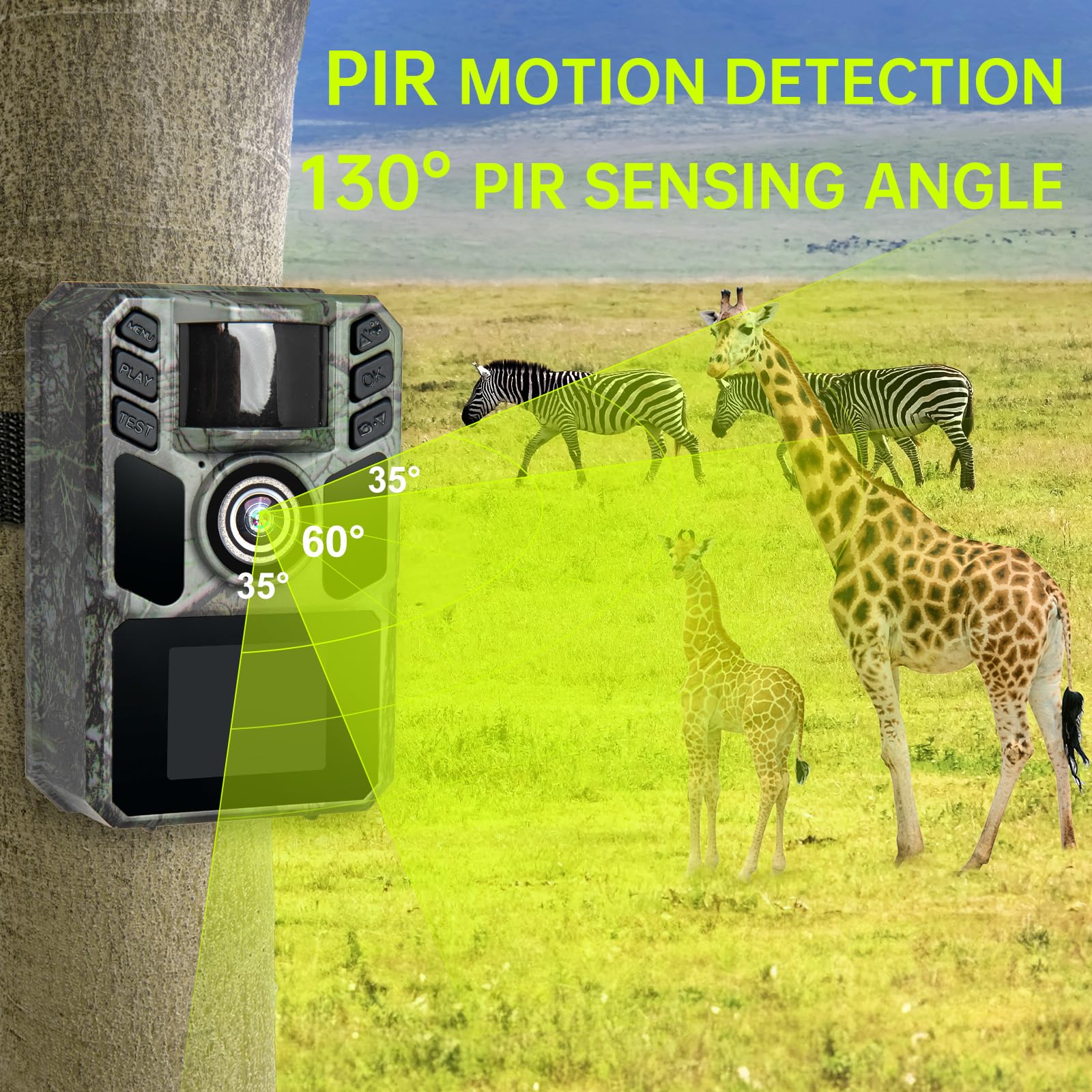 FKPCAM IP67 waterproof housing endures rain and rugged outdoor use.