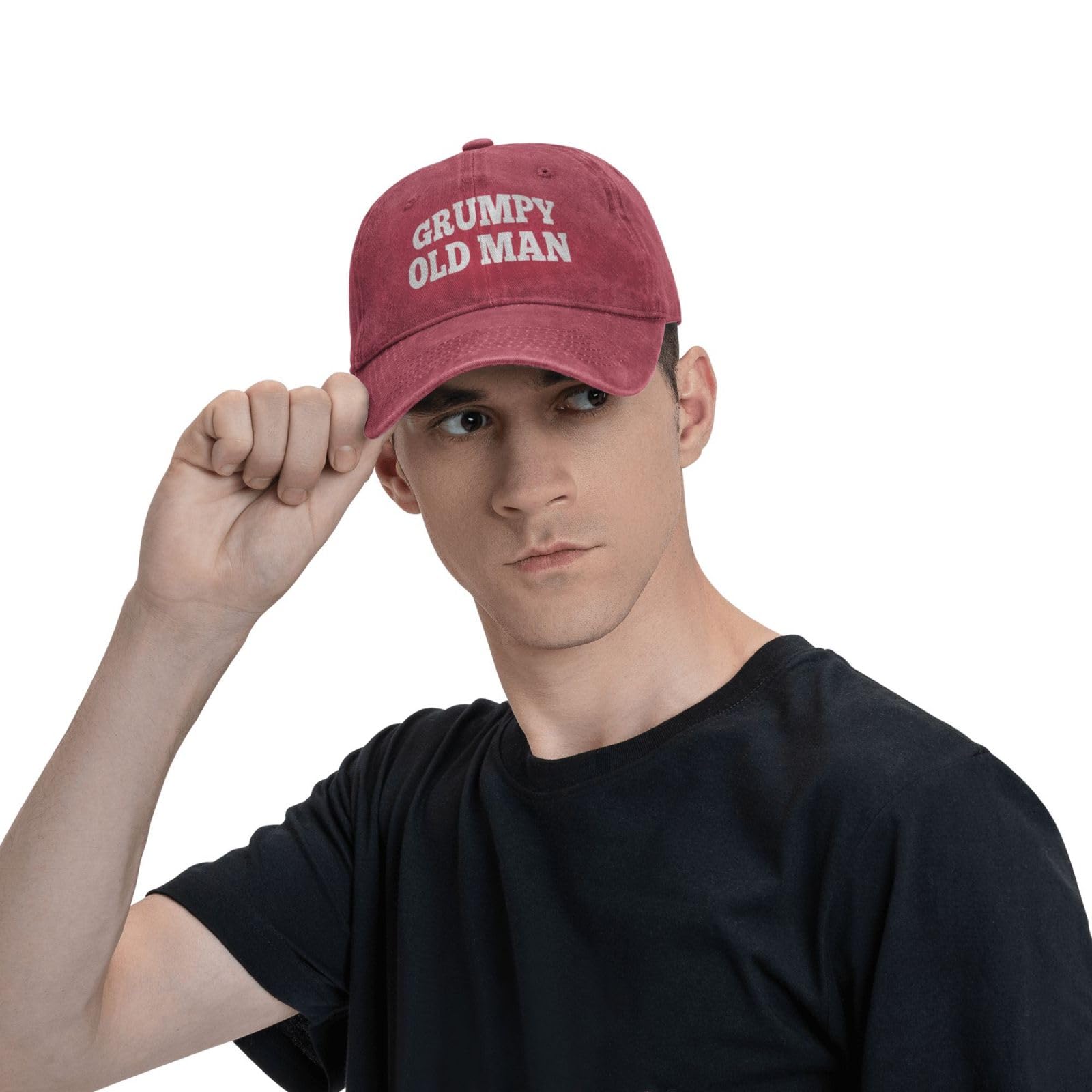 FLALORI adjustable cap with gliding metal buckle enclosure for a personalized fit.