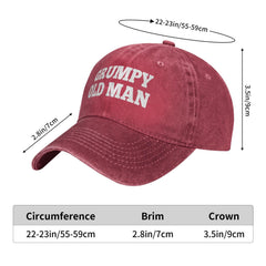 FLALORI Grumpy Old Man hat suitable as a gift for any occasion.
