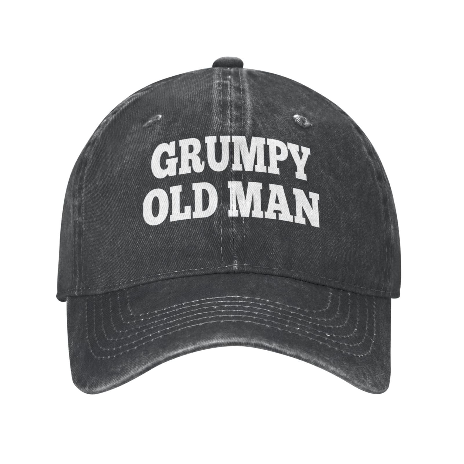 FLALORI Grumpy Old Man hat for women, adjustable for all-day comfort.