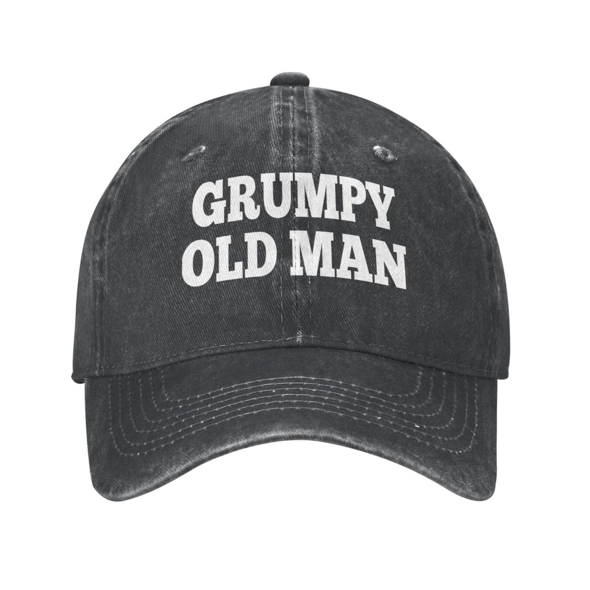 FLALORI Grumpy Old Man hat for women, adjustable for all-day comfort.