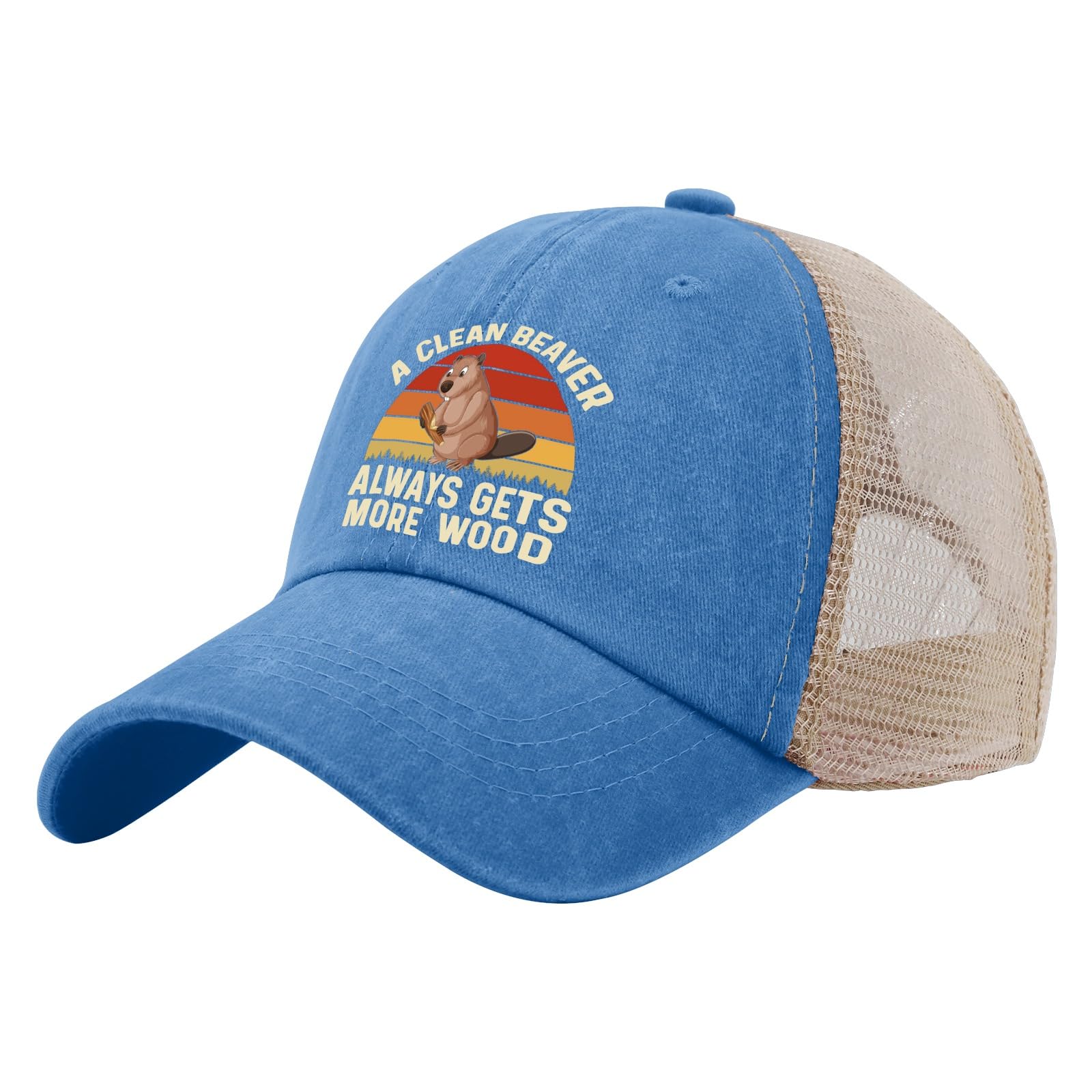 FLALORI hat with adjustable strap side view for a secure, comfortable fit.