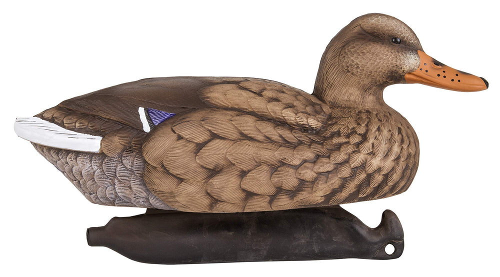 Flambeau 1812DPK 14-inch mallard pack front view decoys ideal for spread layout.