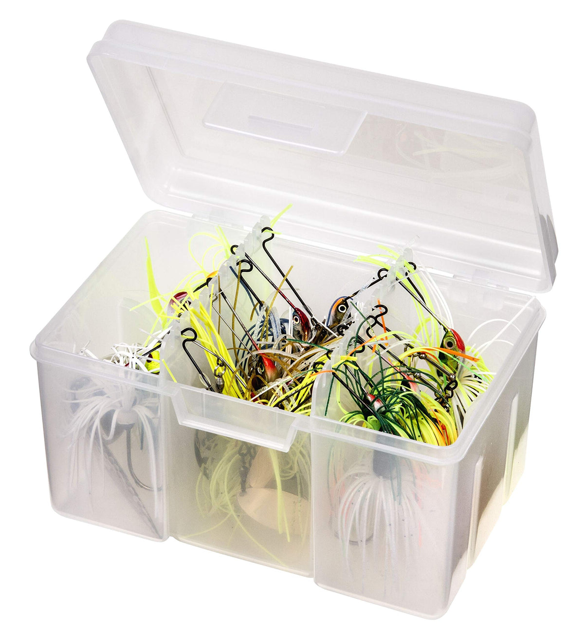 Flambeau Big Mouth 89-piece kit front view with organized tackle box.