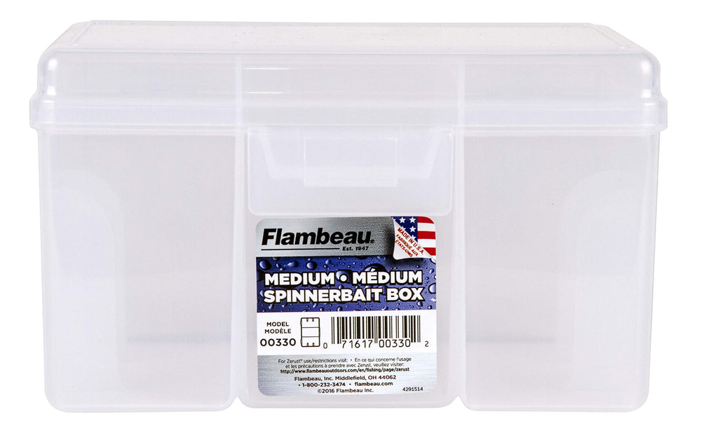 Flambeau 89-piece kit interior showing storage and included hooks, bobbers, and stringer.