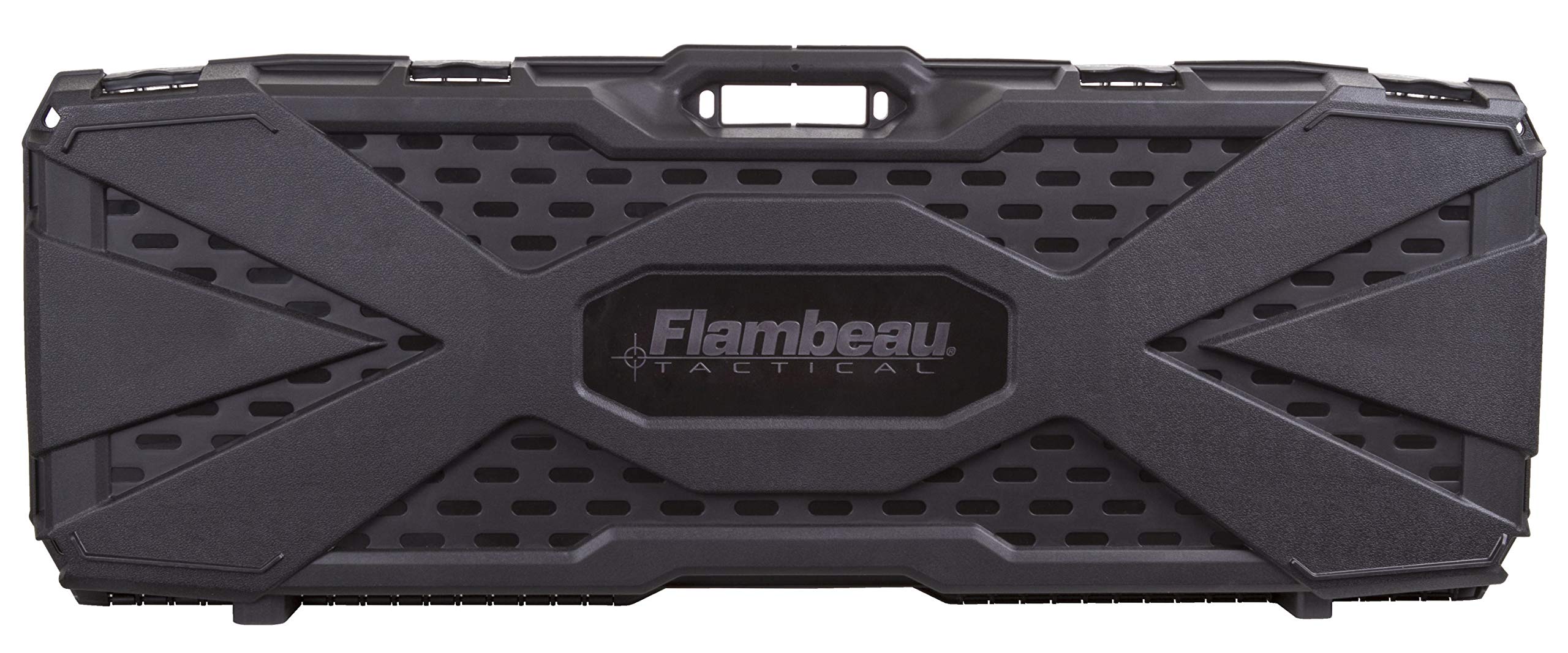 Exterior view of Flambeau Outdoors 40 inch rifle hard case with Zerust